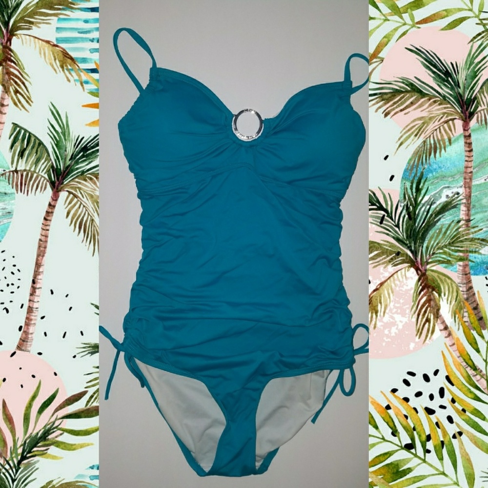 COPY - Michael Kors Teal Swimsuit
